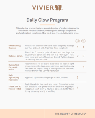 Vivier Daily Glow Program