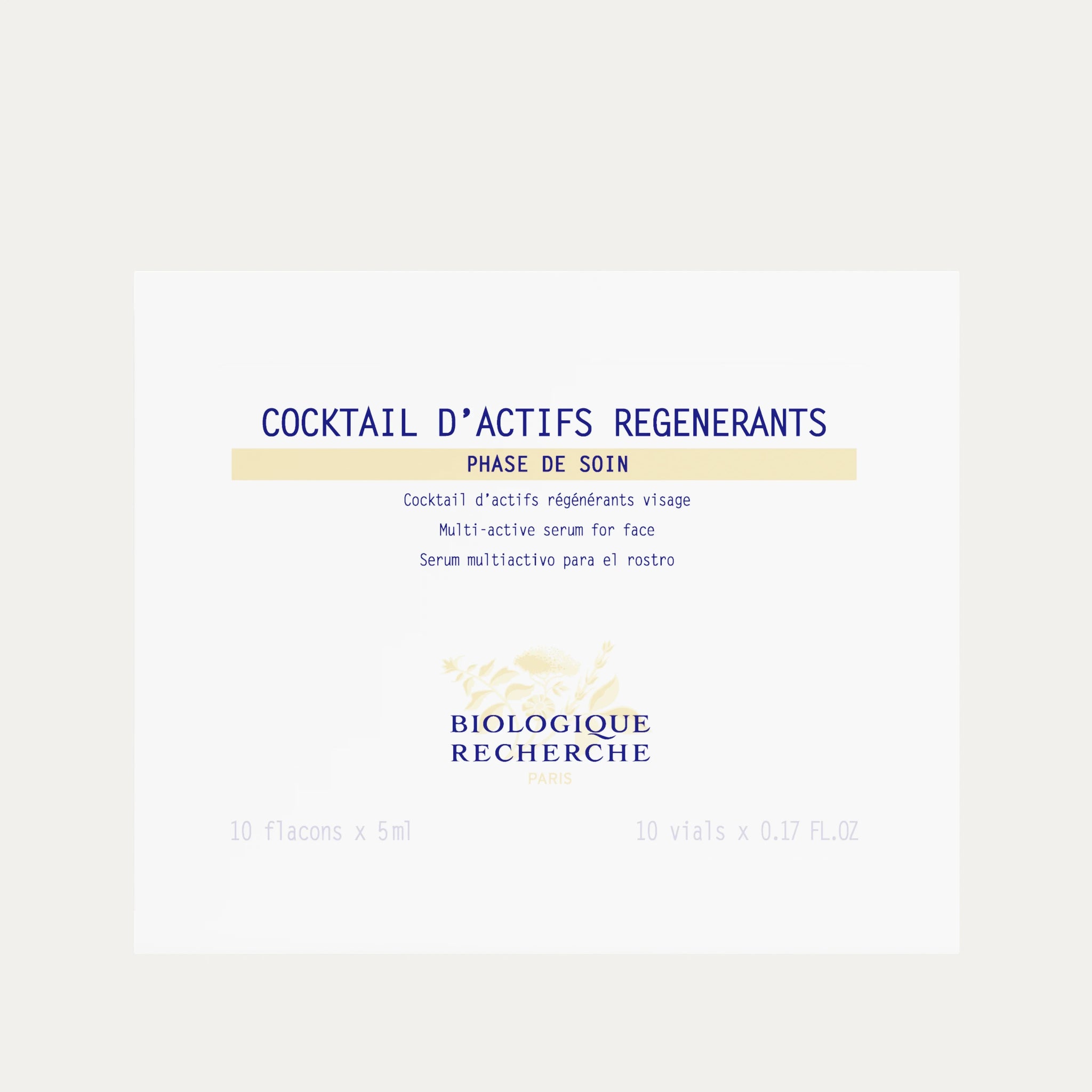 Biologique Recherche Cocktail d'Actifs Régénérants Visage - Box of 10 ampoules