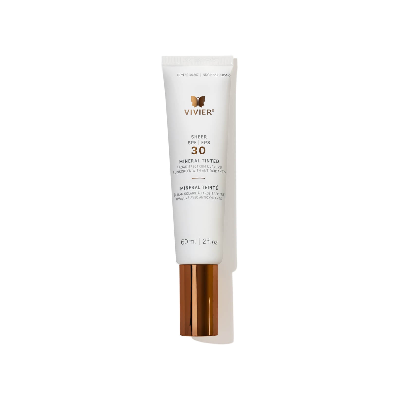 Vivier Sheer SPF 30 Mineral Tinted Sunscreen