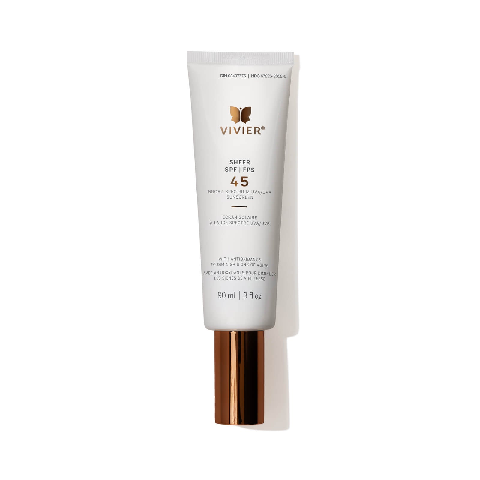 Vivier Sheer Broad Spectrum Sunscreen SPF 45