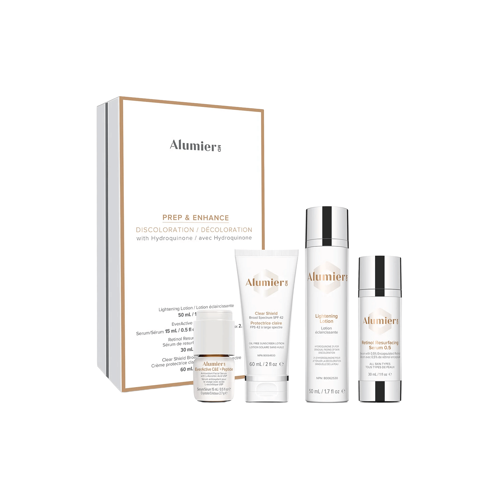 Alumier Prep & Enhance Discoloration Collection (2% HQ)