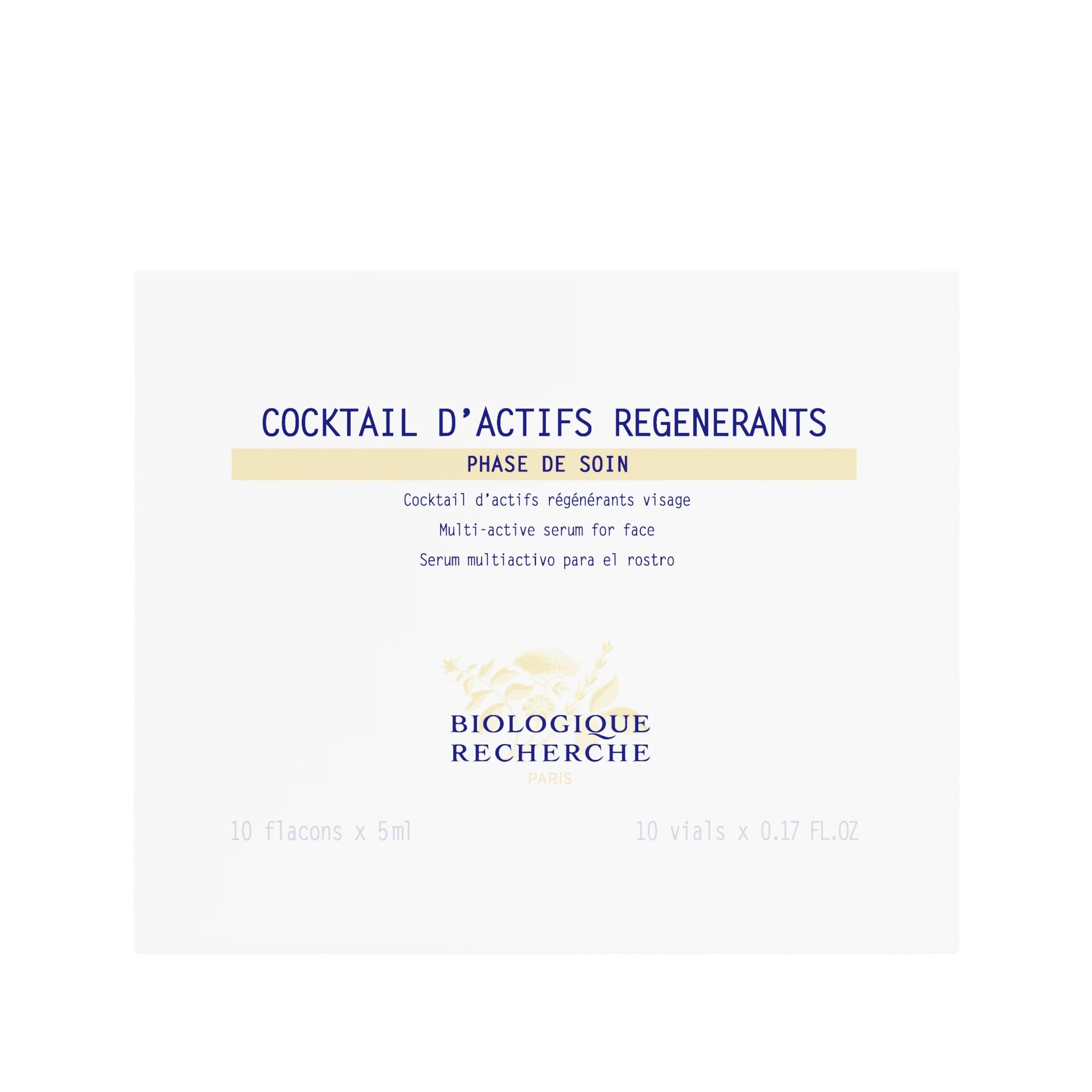 Biologique Recherche Cocktail d'Actifs Régénérants Visage