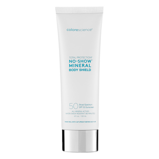 Colorescience Total Protection No-Show Mineral Body Shield SPF 50 on pure white background