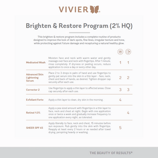 Vivier Brighten & Restore Program (2% HQ)